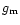 $g_{\rm m}$