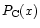 $P_{\rm C}(x)$