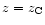 $z=z_{\rm C}$