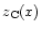 $z_{\rm C}(x)$