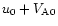 $u_0 + V_{{\rm A} 0}$