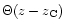 $\Theta(z-z_{\rm C})$