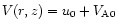 $V(r,z) = u_0 + V_{{\rm A} 0}$