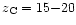 $z_{\rm C} = 15 {-} 20$