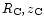 $R_{\rm C}, z_{\rm C}$