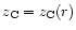 $z_{\rm C} = z_{\rm C}(r)$