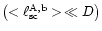 $\left( <\ell_{\rm {sc}}^{\rm {A,b}}>\,\ll D\right)$