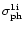 $\sigma_{\rm {ph}}^{\rm {1i}}$