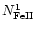 $N^1_{\rm {FeII}}$