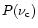 $P(\nu_{\rm c})$