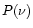 $P(\nu)$