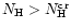 $N_{\rm H} >N_{\rm H} ^{\rm {cr}}$
