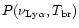 $P(\nu _{\rm {Ly\alpha}}, T_{\rm {br}})$