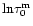 ${\rm {ln}}\tau_0^{\rm m}$