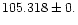 $105.318\pm0.$