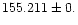 $155.211\pm0.$