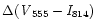 $\Delta({\it V}_{\rm 555}-{\it I}_{814})$