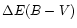 $\Delta E(B-V)$