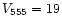 $V_{\rm 555}=19$