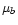 $\mu _{b}$
