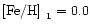 $\mbox{${\rm [Fe/H]}$ }_1=0.0$