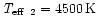 $\mbox{\it T$_{\rm eff}$ }_2 = 4500 \,\mbox{K}$