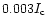 $0.003I_{\rm c}$