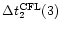 $\Delta t^{\rm CFL}_2(3)$