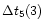 $\Delta t_5(3)$