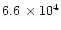 $6.6\,\times10^4$