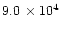 $9.0\,\times10^4$