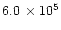 $6.0\,\times10^5$