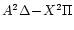 $A^2\Delta\!-\!X^2\Pi$