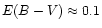 $E(B-V) \approx 0.1$