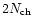 $2N_{\rm ch}$