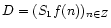 $D=(S_1 f(n))_{n\in Z}$