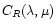 $C_{R}(\lambda,\mu)$