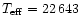 $T_{\rm eff} = 22\,643$