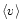 $\langle v\rangle$