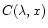 $C(\lambda,x)$