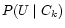 \(P(U \mid C_k)\)