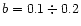 $b=0.1\div0.2$