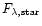 $F_{\lambda, {\rm star}}$