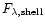 $F_{\lambda, {\rm shell}}$