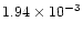 $1.94\times 10^{-3}$