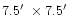 $7.5\hbox {$^\prime $ }\times 7.5\hbox {$^\prime $ }$