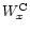 $W_x^{\rm C}$