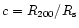 $c = R_{200}/R_{\rm s}$