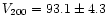 $V_{200} = 93.1 \pm
4.3$