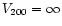 $V_{200} = \infty$